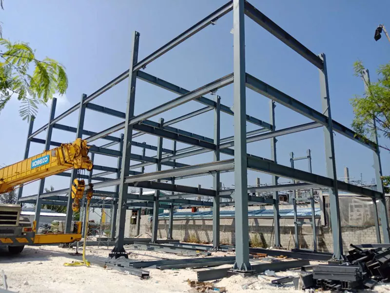 Zomangamanga Zothandiza komanso Zokongola za Steel Frame Warehouse